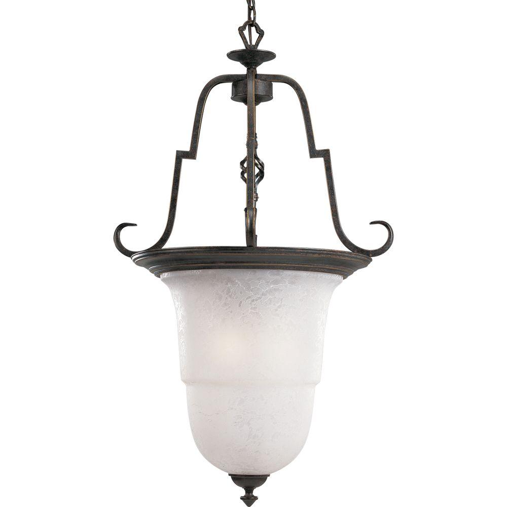 Progress Lighting Melbourne Collection 3 Light Espresso Pendant With Etched Watermark Gl Progress Lighting Melbourne Collection 3 Light Espresso Pendant With Etched Watermark Gl