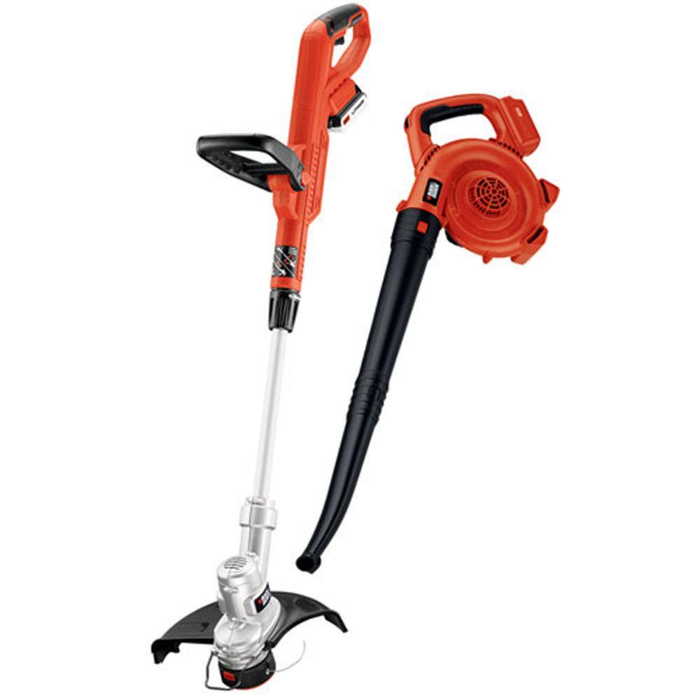 black and decker string trimmer battery