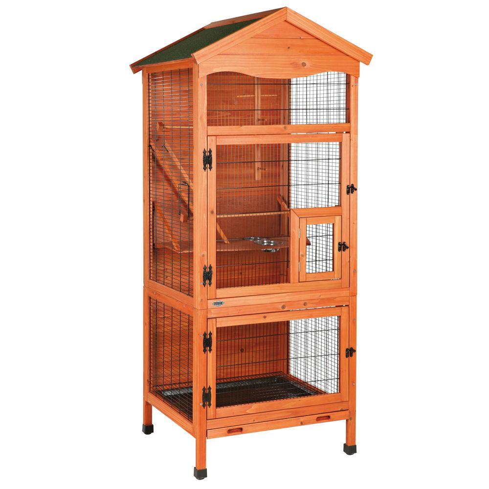 H Aviary Large Wooden Bird House-55951 