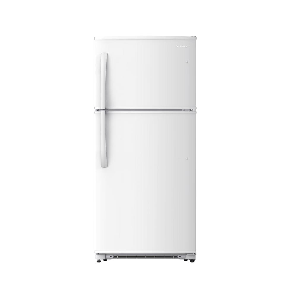 DAEWOO 18 cu. ft. SemiElectric Top Freezer Refrigerator in White