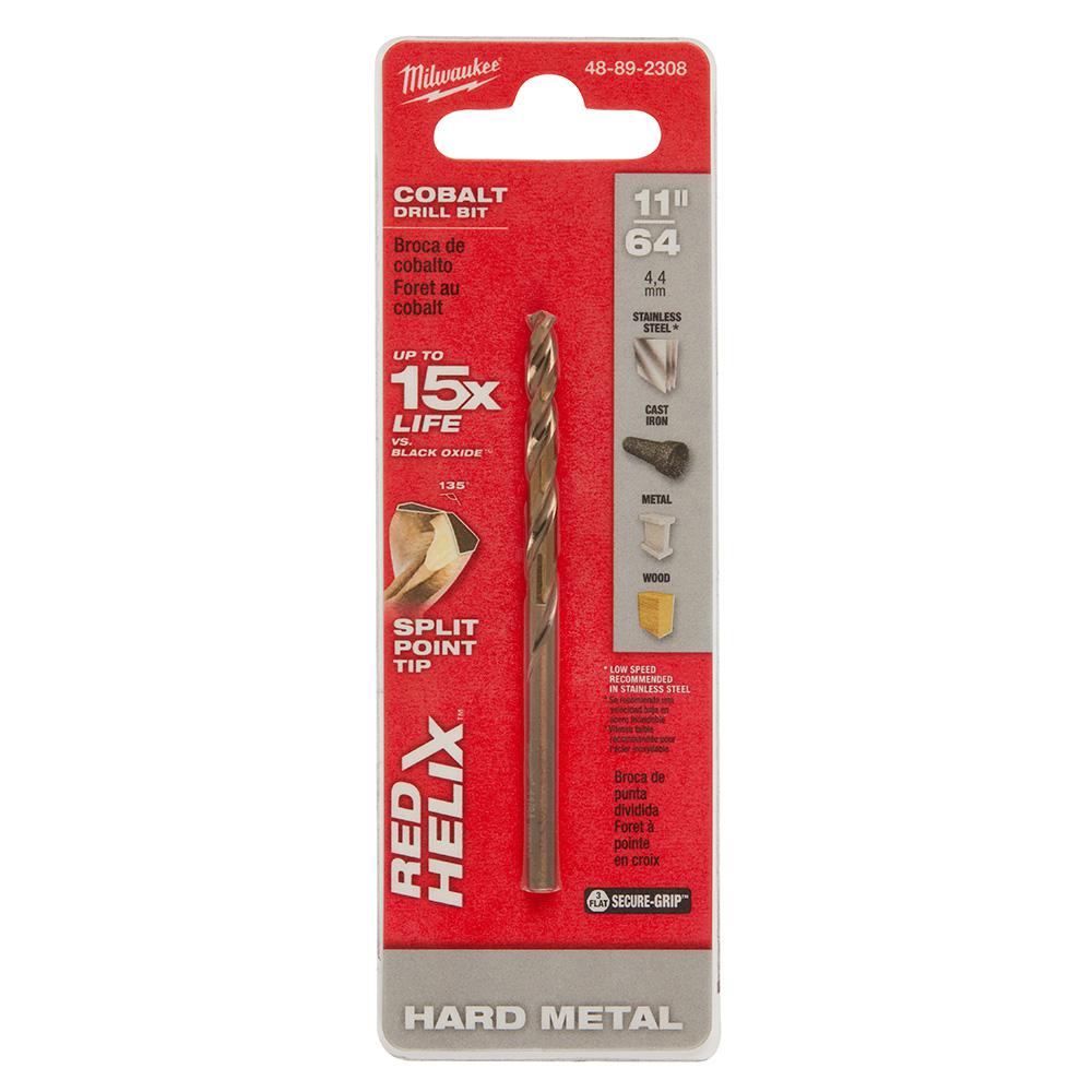Punta Elicoidale Milwaukee Cobalt Red Helix - Per Metalli Duri E Acciaio Inox