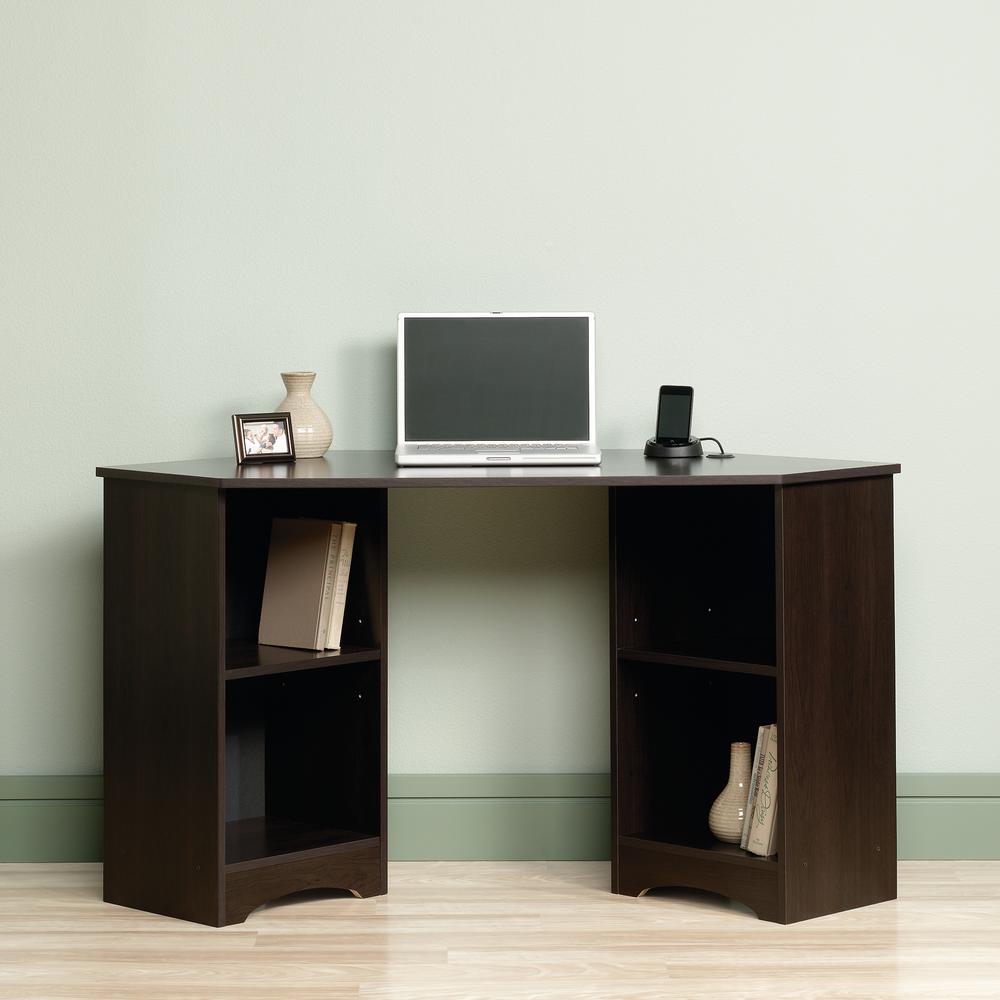 Sauder Beginnings Cinnamon Cherry Desk With Storage 413073