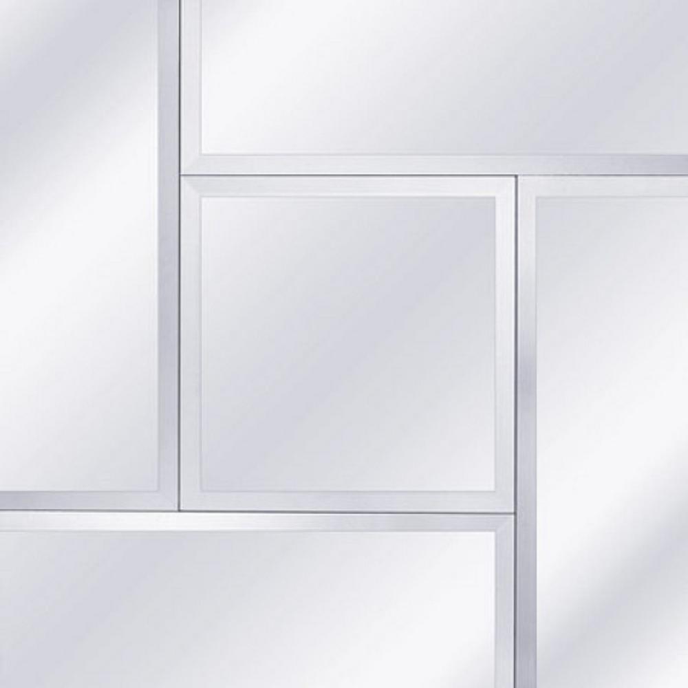 Yosemite Home Decor 27 5 In Clear Geometric Frameless Beveled Yosemite Home Decor 27 5 In Clear Geometric Frameless Beveled Decorative Wall Mirror