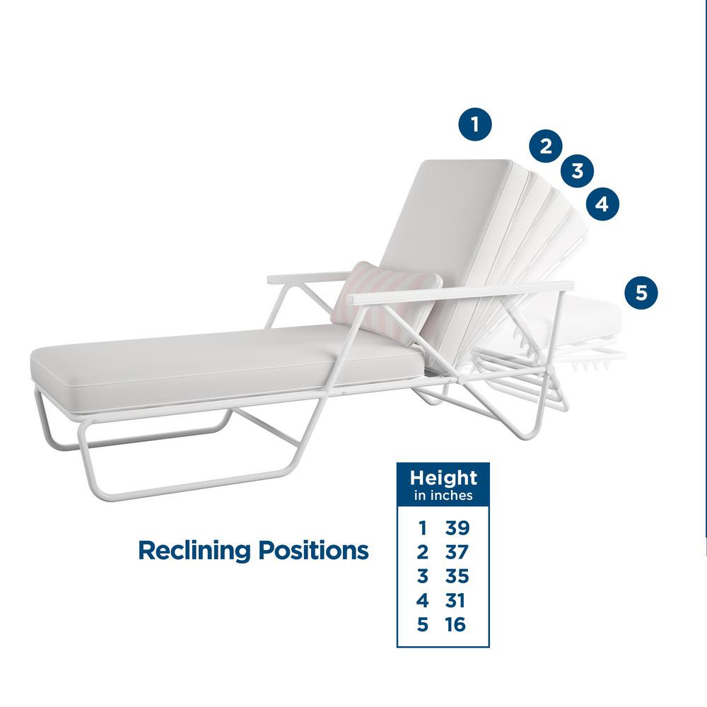 Cosco Novogratz Poolside Gossip Connie White Metal Outdoor Chaise Lounge With Cushions 88063wht1e The Home Depot - Cosco Chaise Lounge Cosco Novogratz Poolside Gossip Connie White Metal Outdoor Chaise Lounge With Cushions 88063wht1e The Home Depot - Cosco Chaise Lounge