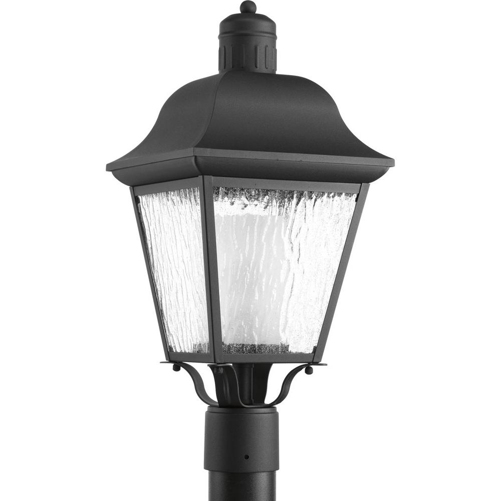 Post Light Outdoor Lighting Accessories The Andover Collection 1 Light Black Outdoor Post Lantern