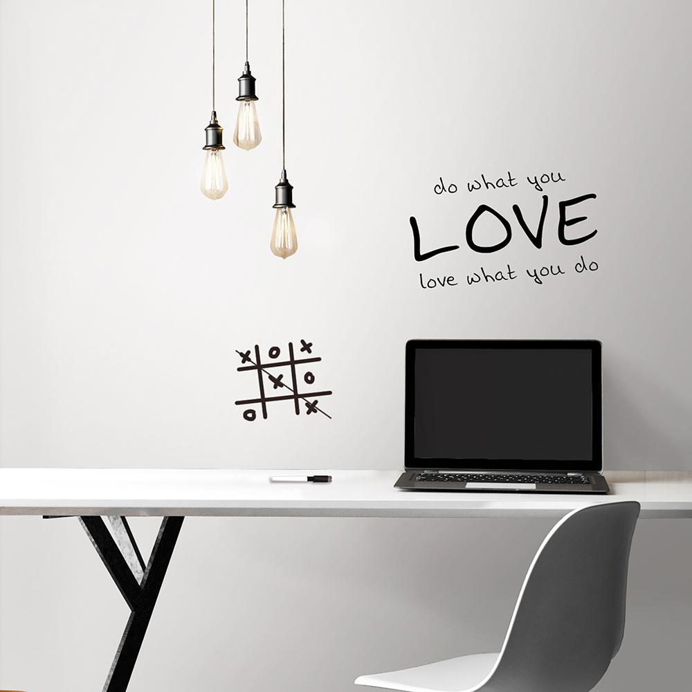 NuWallpaper 30 75 Sq Ft Dry Erase Peel And Stick Wallpaper NU2497 