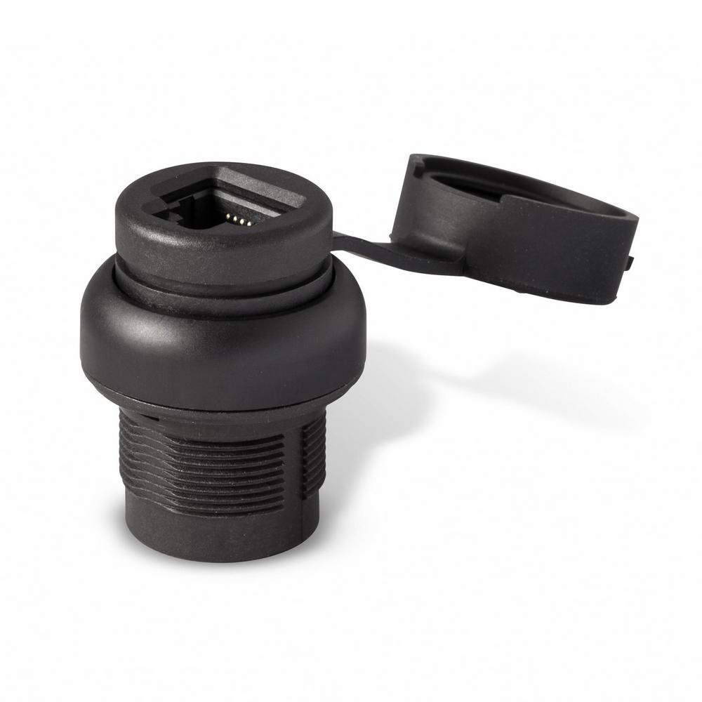 ASI Waterproof RJ45 Connector 22 mm Mount Rear Fastening, Female to