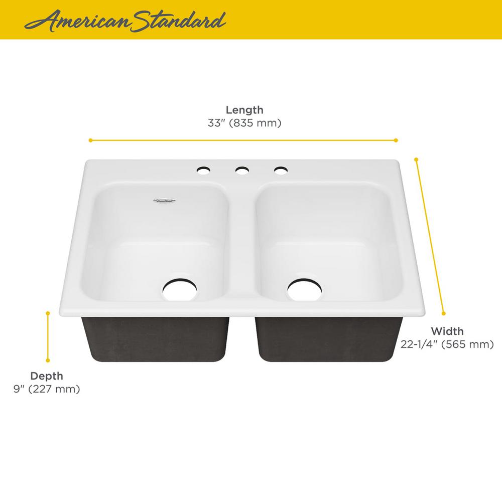 Extra Large Triple Bowl Drop In Top Mount Kitchen Sinks