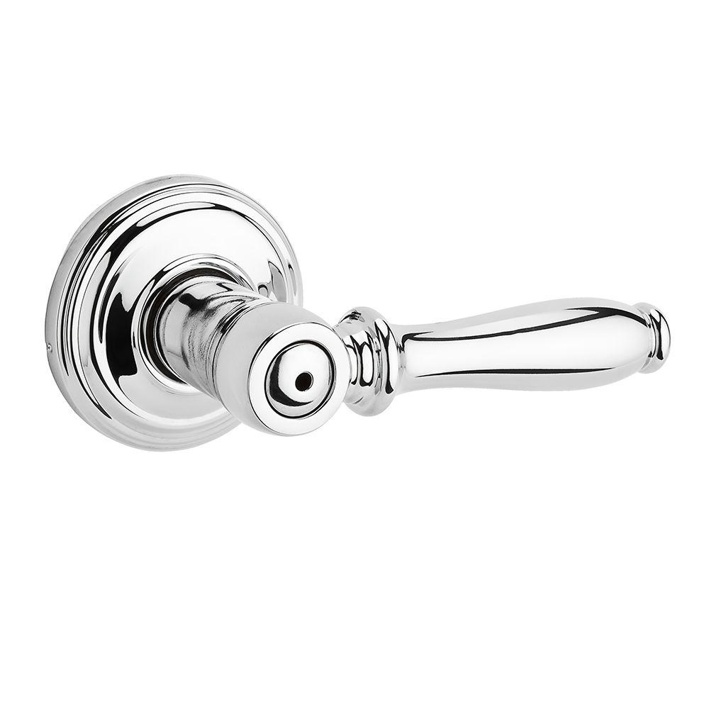 Kwikset Ashfield Polished Chrome Privacy Lever730ADL 26 RCAL RCS RLVR