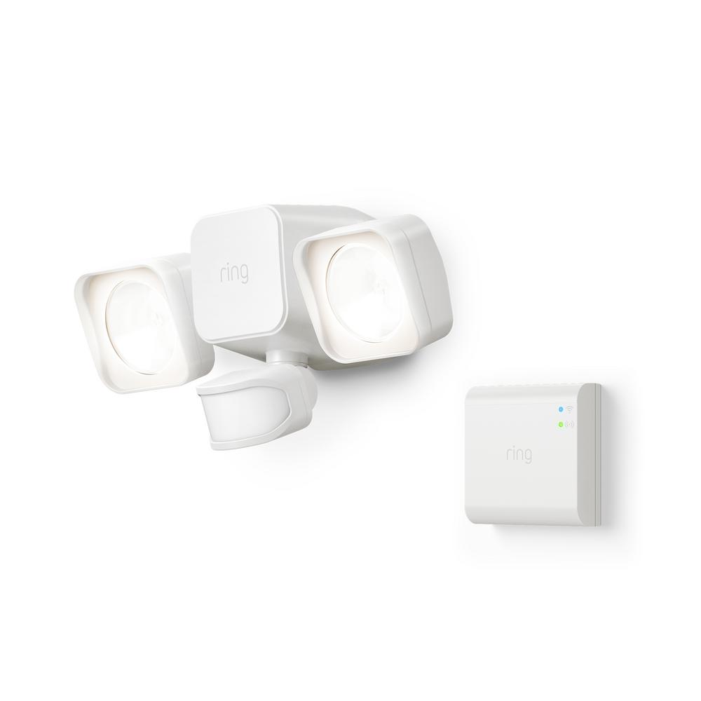 Ring 7 Watt White Smart Lighting Motion Activated Outdoor Ring 7 Watt White Smart Lighting Motion