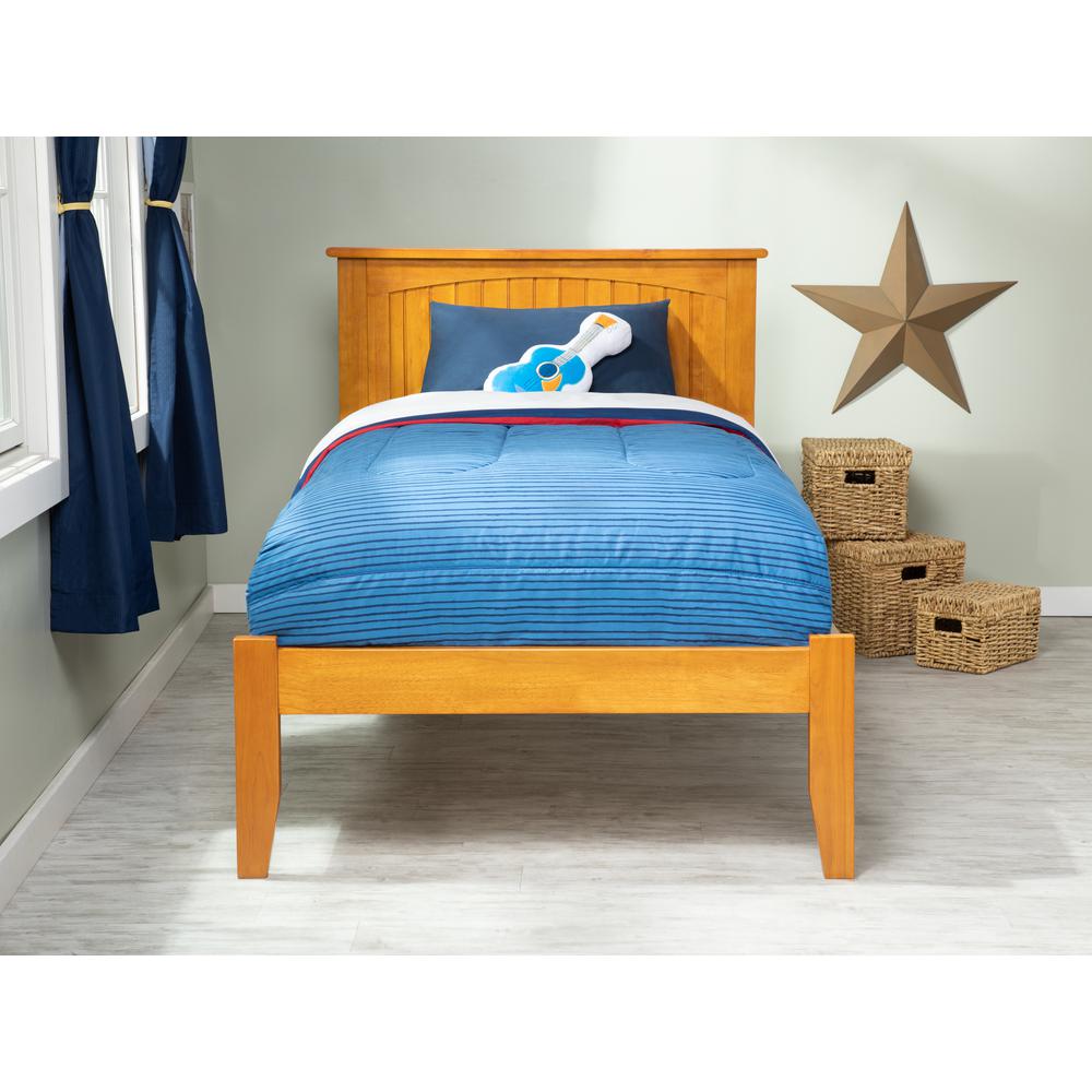 Atlantic Furniture Nantucket Caramel Twin Xl Platform Bed With Open Atlantic Furniture Nantucket Caramel Twin Xl Platform Bed With Open Foot Board Ar8211007 The Home Depot