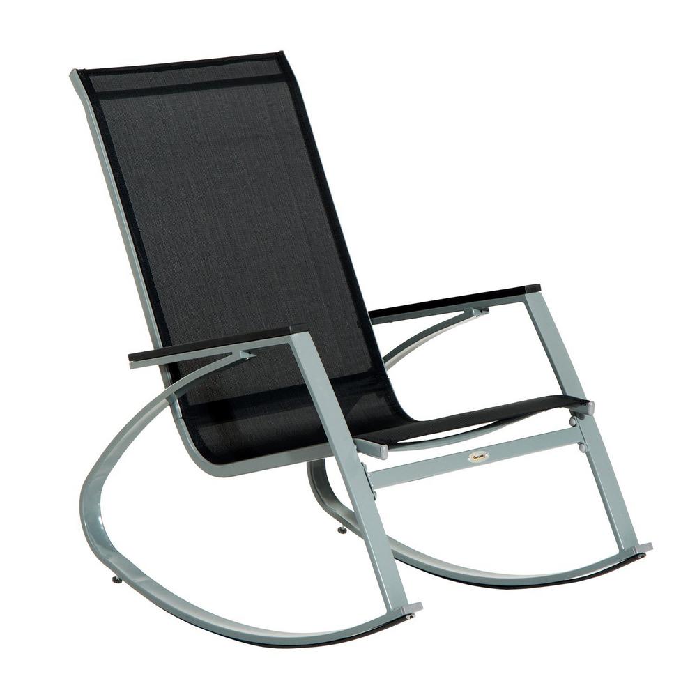 Sling Steel Rocking Chairs Patio Chairs The Home Depot