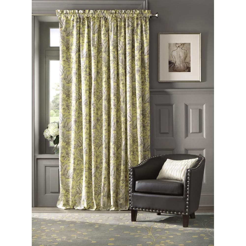 Home Decorators Collection SemiOpaque Plazzo 84 in. L Cotton Drapery