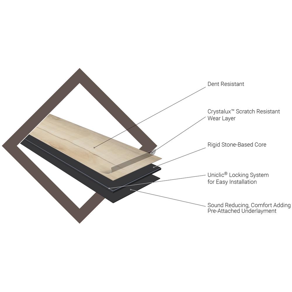 Msi Take Home Sample Woodlandcentennial Ash Rigid Core Luxury