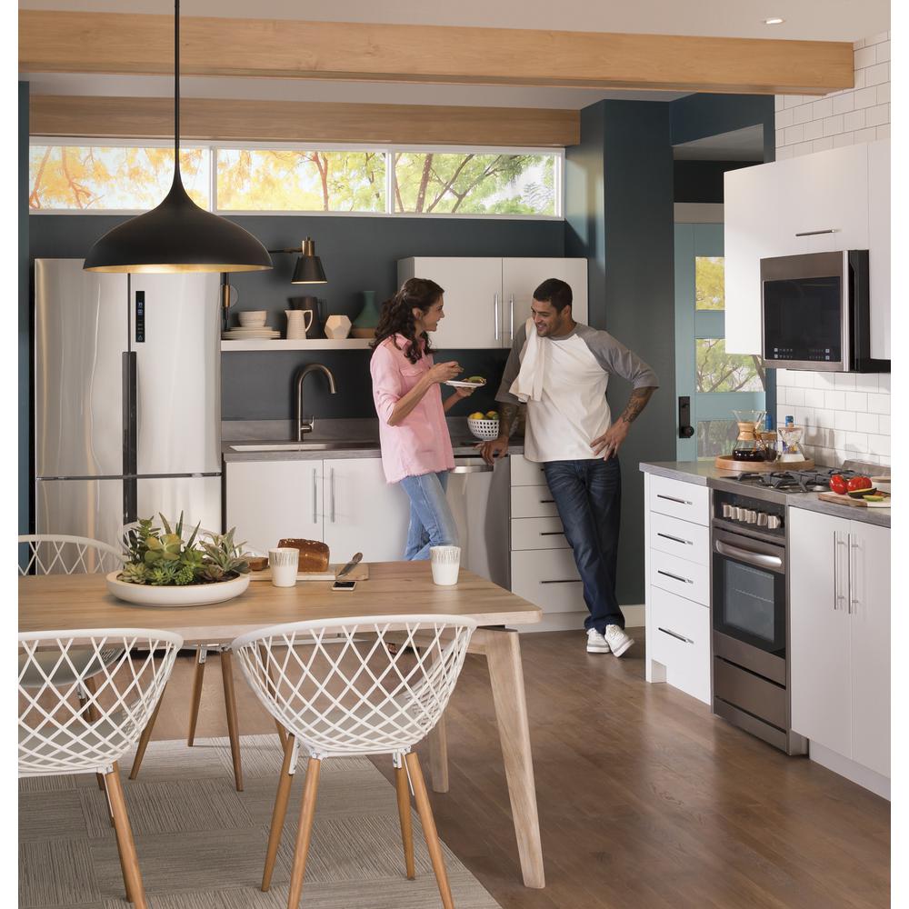 Haier 24 In 1 4 Cu Ft Over The Range Microwave Stainless 1 4 Cu Ft Over The Range Microwave