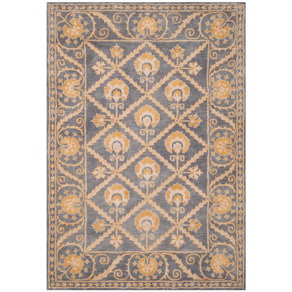 Safavieh Persian Legend Blue/Gold 6 ft. x 9 ft. Area RugPL519C6 The