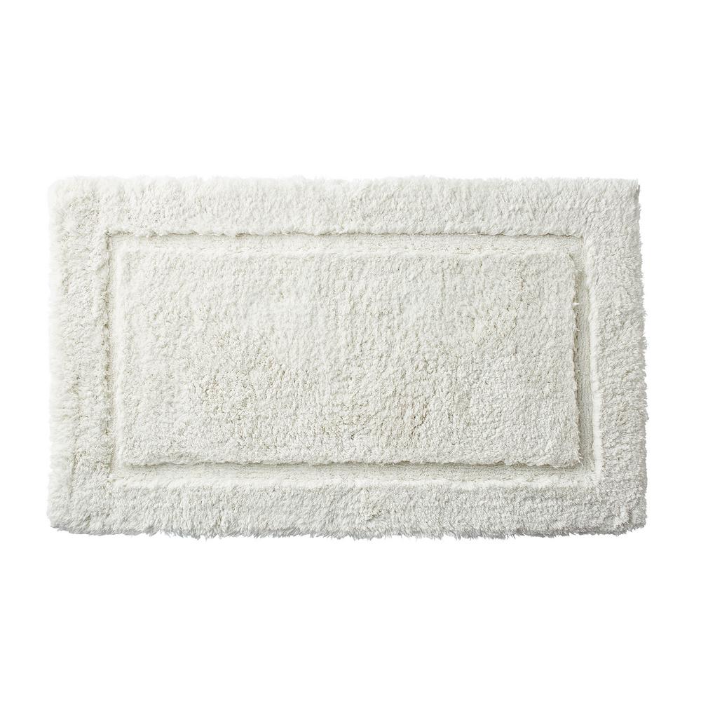 The Company Store Legends 72 in. x 30 in. Cotton Bath Rug in Pearl VK75 ...