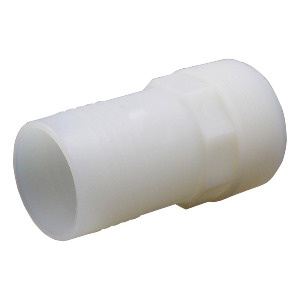 Everbilt 2 in. I.D. Plastic Hose Barb Adapter-800289 - The Home Depot