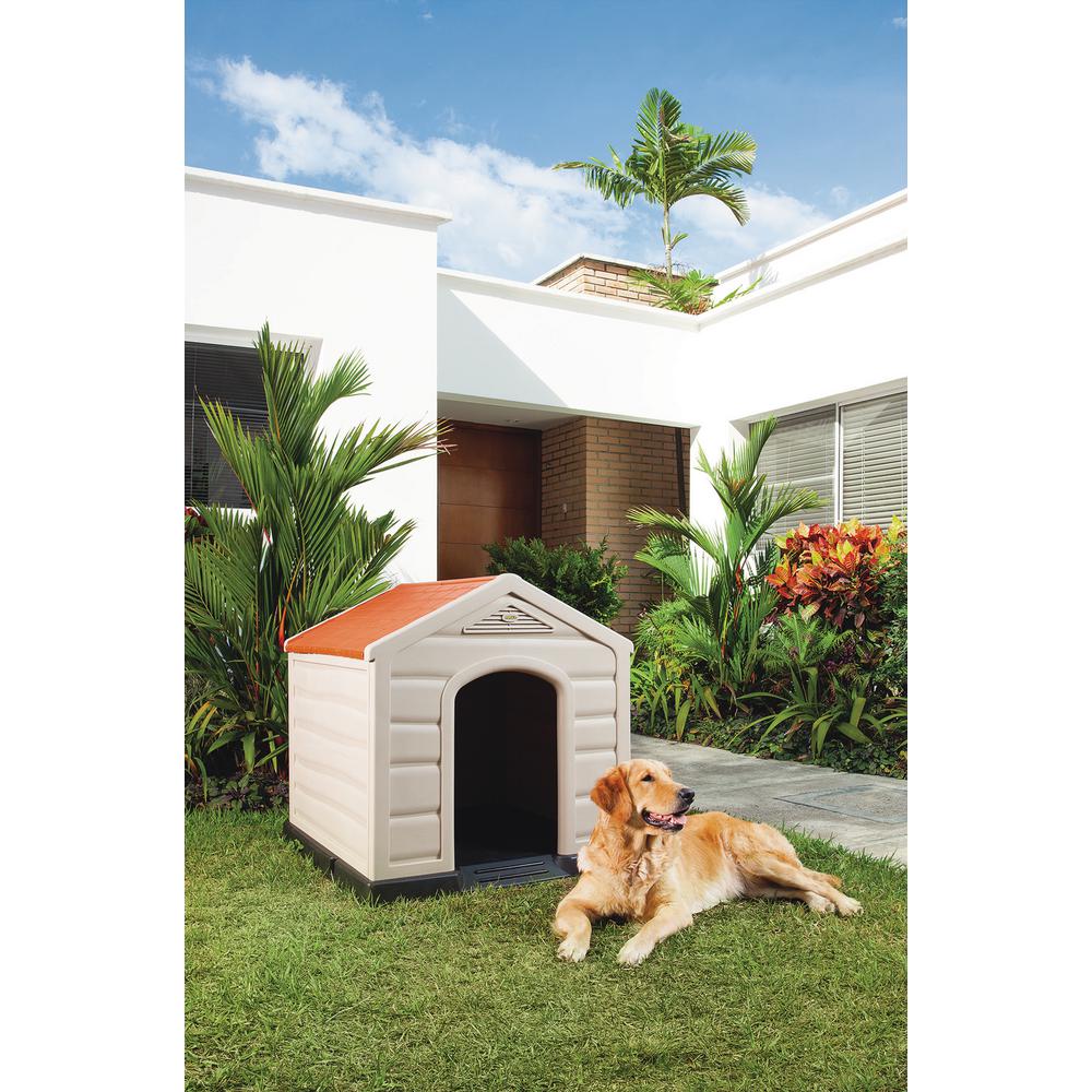 Rimax Outdoor Dog House For Large Breeds 9995 The Home Depot