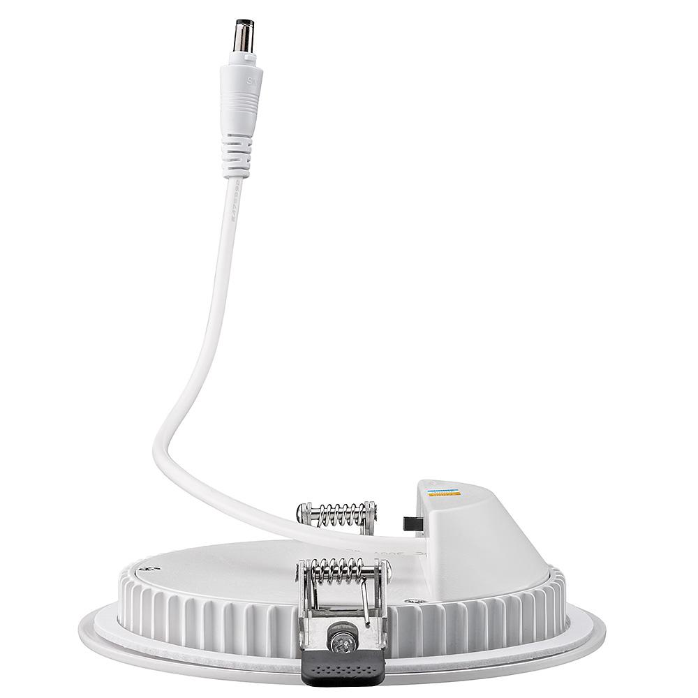 Commercial Electric Ultra Slim 4 In Selectable Cct Canless Color Integrated Led Recessed Light Trim Downlight 650 Lumens Dimmable 53808101 The Home Depot