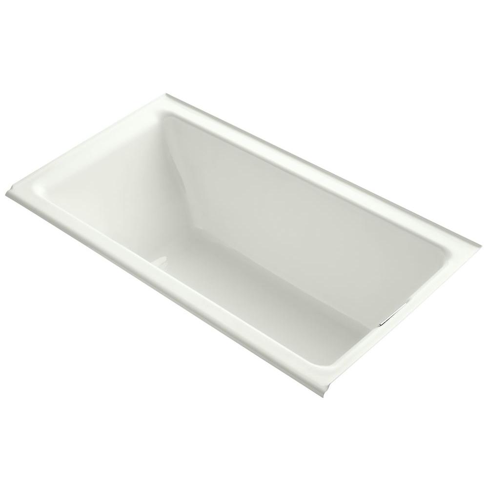 KOHLER TeaforTwo 5.5 ft. Right Drain Soaking Tub in DuneK855RNY