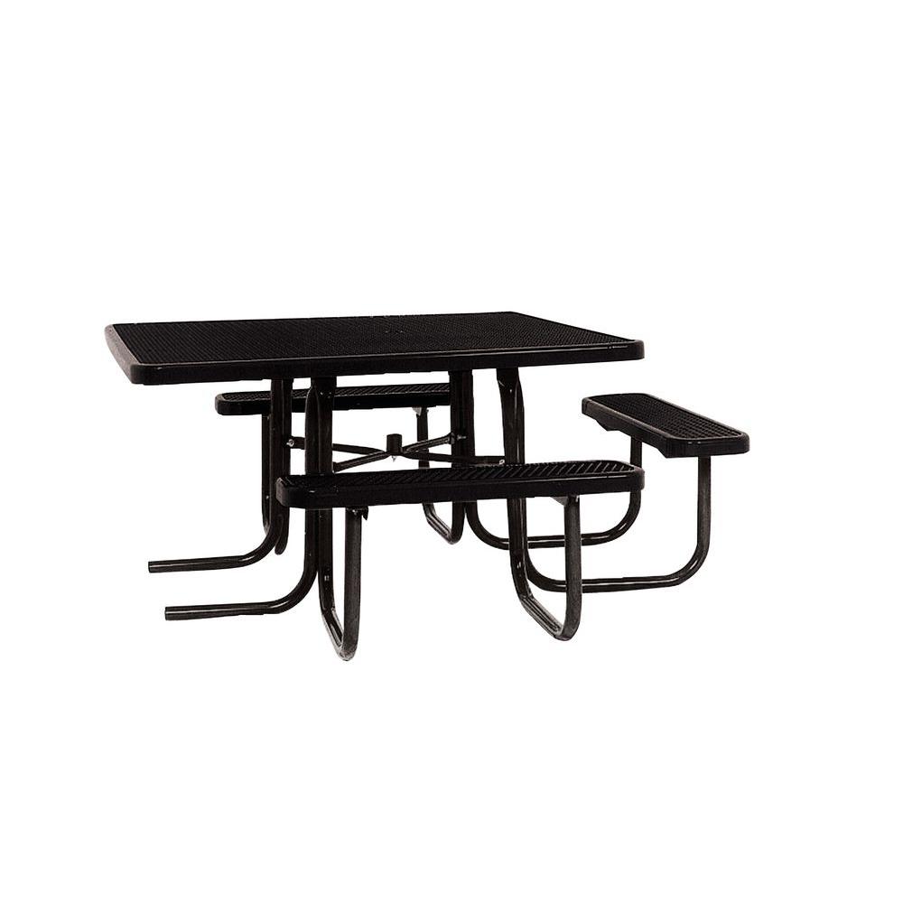 Portable Black Diamond Commercial Ada Square Picnic Table Lc5251a Portable Black Diamond Commercial Ada Square Picnic Table