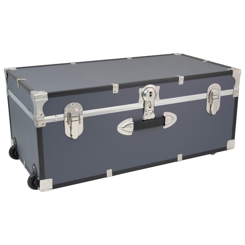 luggage trunk with wheels