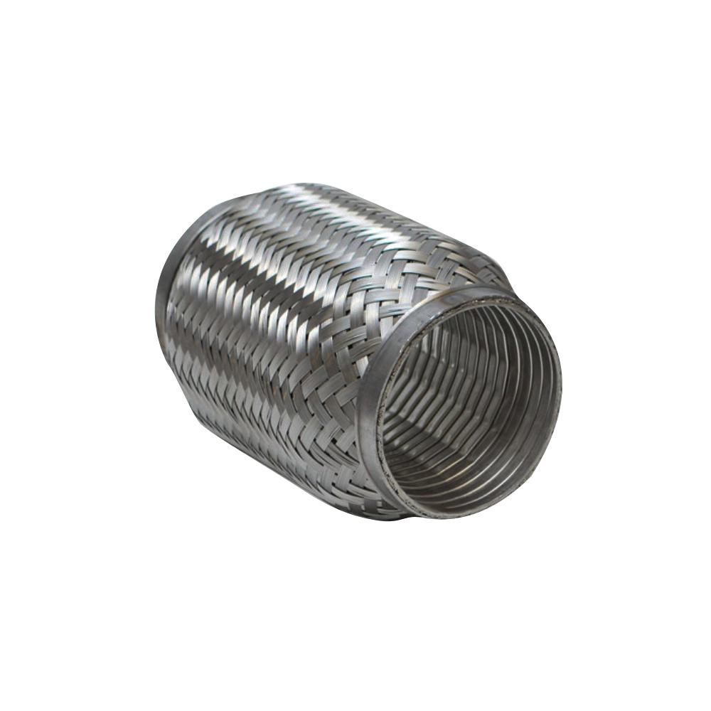 Vibrant SS Turbo FLEX Coupling with Interlock Liner 5in inlet//outlet x 8in long