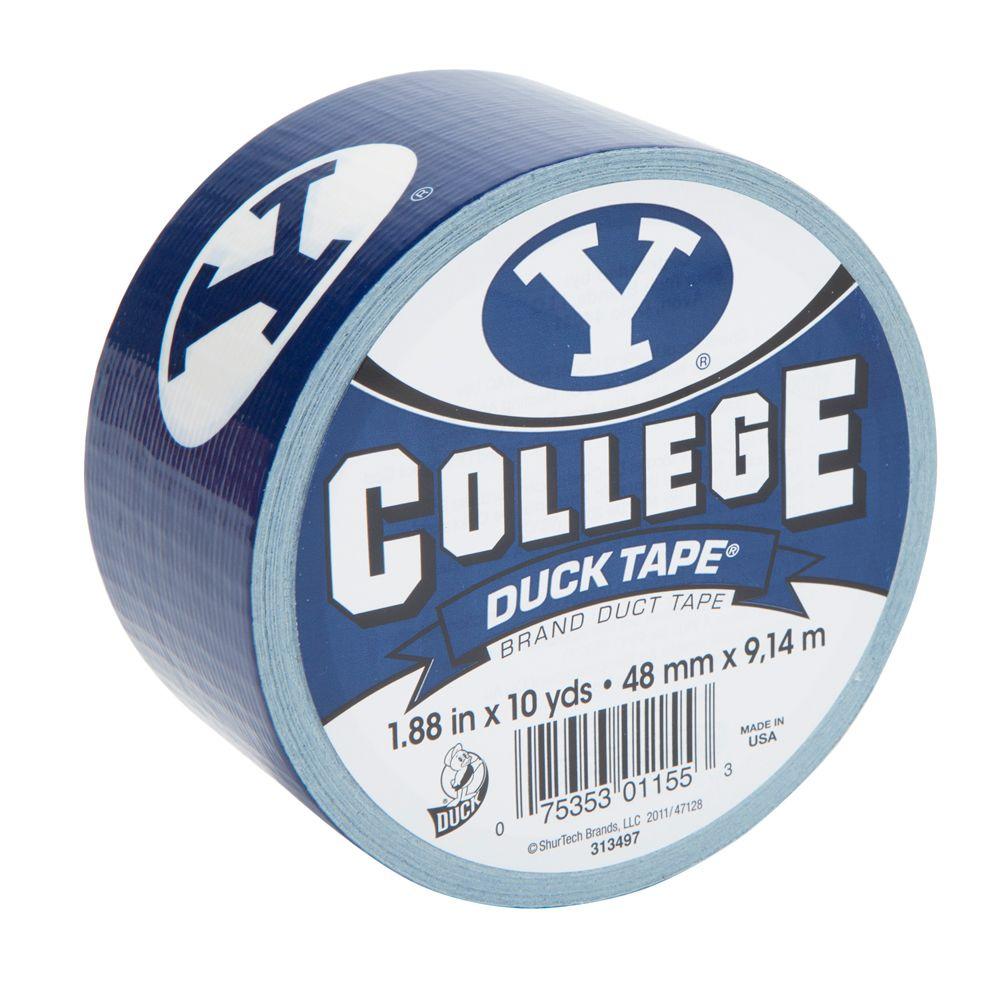 UPC 075353011553 product image for Duct Tape: Duck Adhesives & Fillers College 1.88 in. x 10 yds. BYU Duct Tape Blu | upcitemdb.com