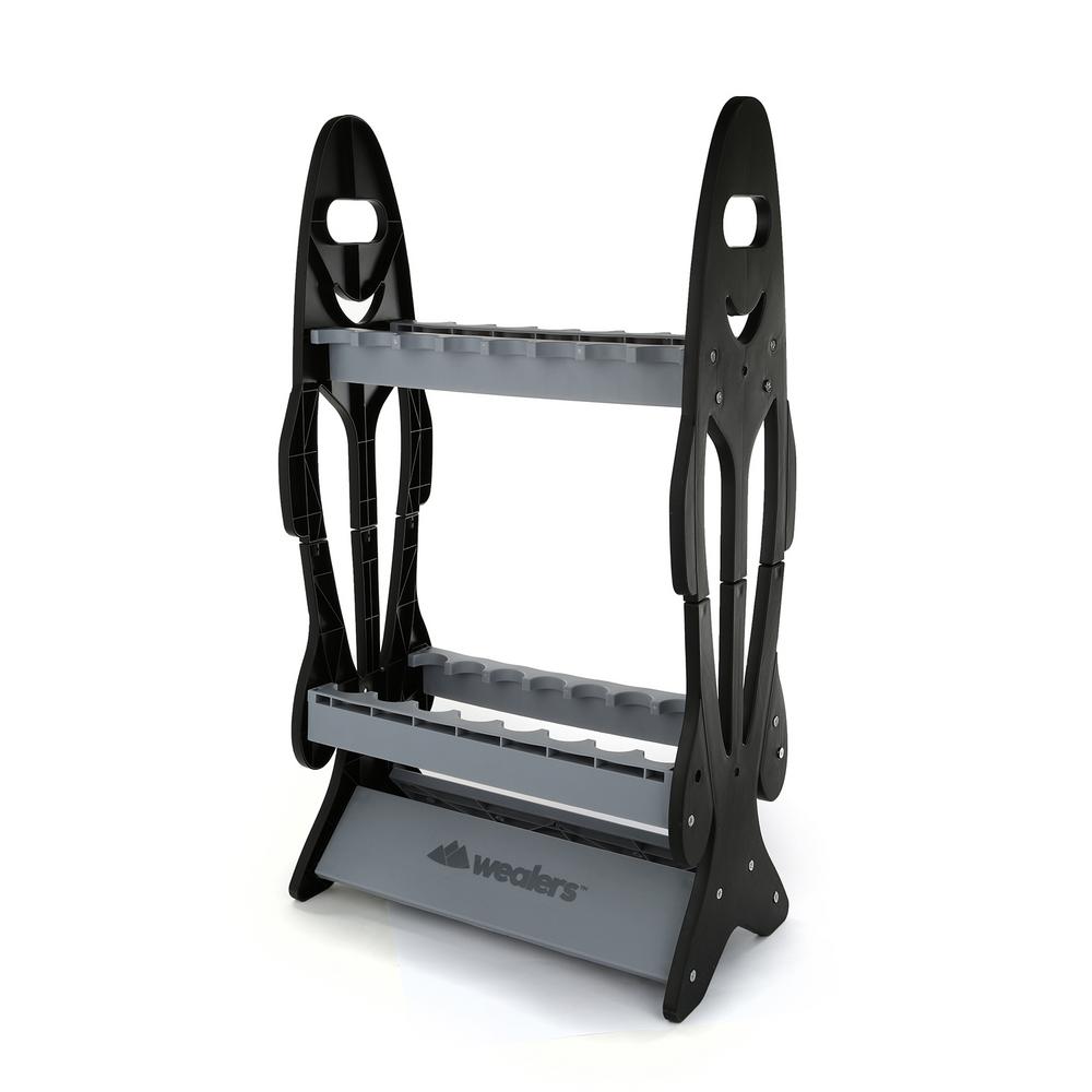 Wealers 16 Fishing Rod Holder Storage Rack Fishing Pole Stand