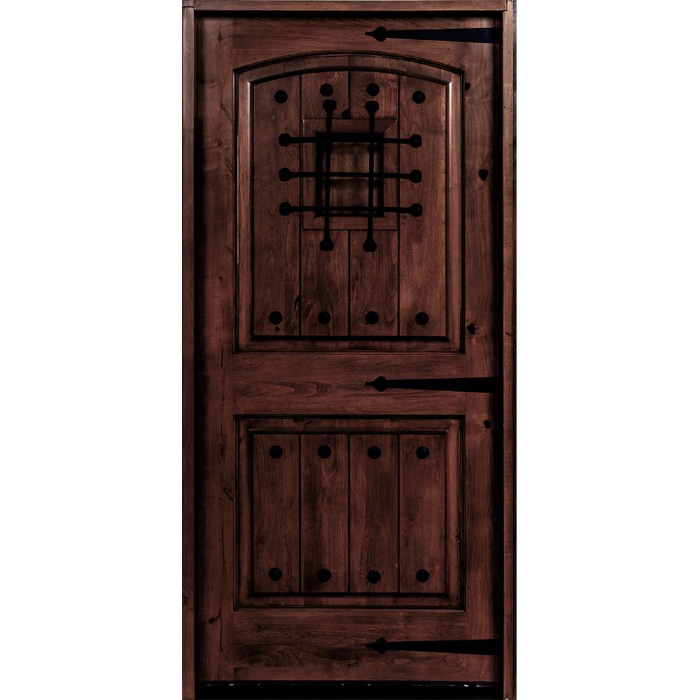 32 X 80 Mahogany Front Doors Exterior Doors The Home Depot