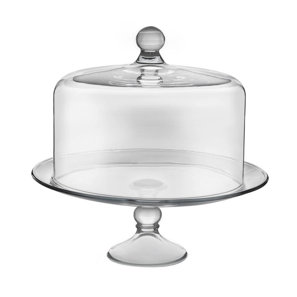 glass cake dome lid