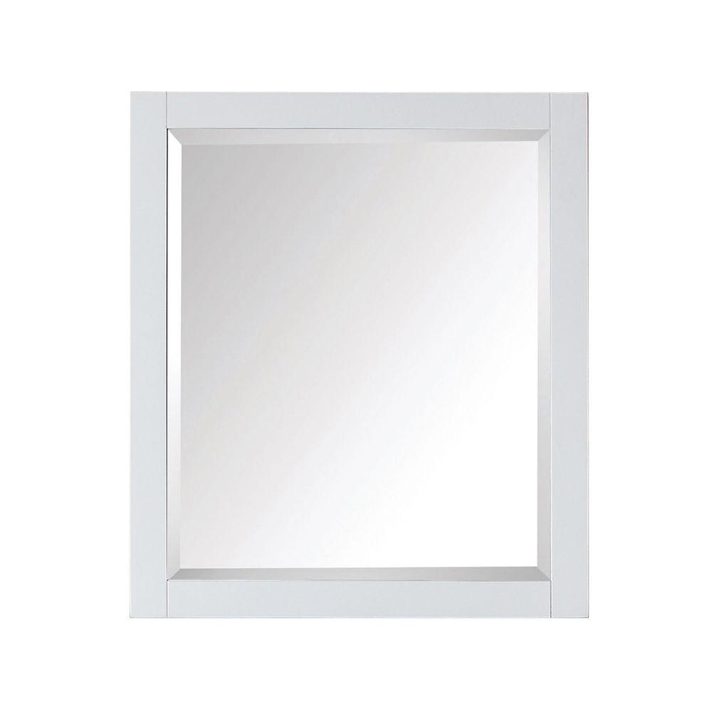 Freestanding Bathroom Mirrors Bath The Home Depot W Wall Mirror In White