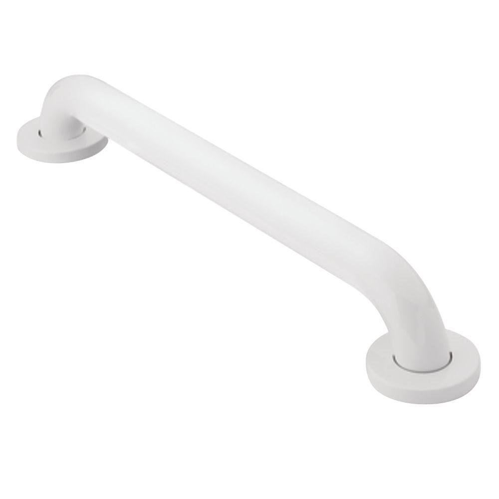 Shower Grab Bars Rona moen 16 in. x 1-1/4 in. designer angled grab bar in brushed nickel Shower Grab Bars Rona moen 16 in. x 1-1/4 in. designer angled grab bar in brushed nickel