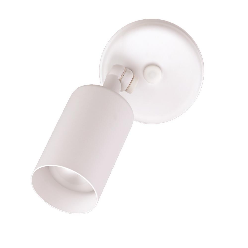 NICOR Single Bullet 75Watt White Outdoor Wall Mount Cylinder Light