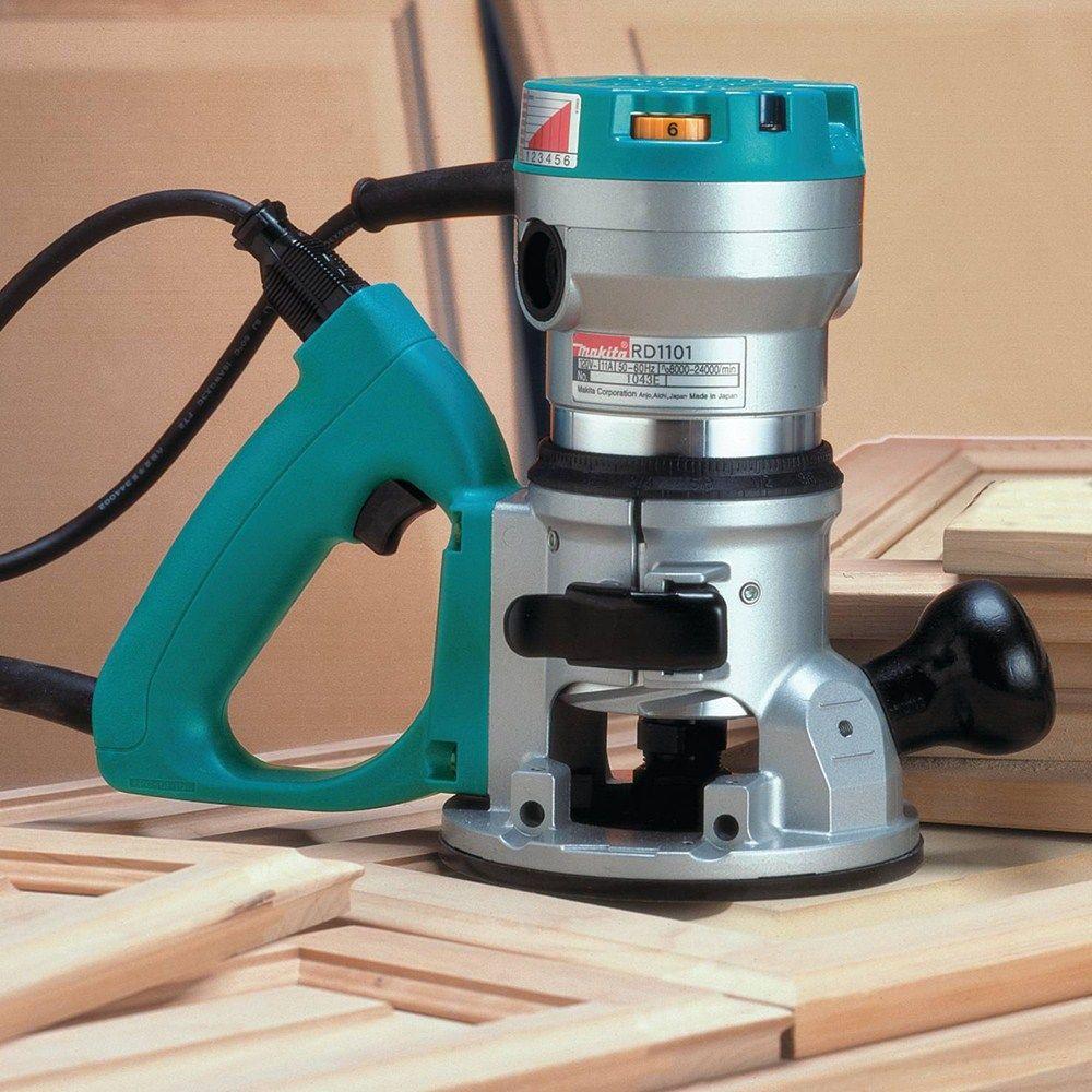 Makita Corded Router 2-1 4 HP D-Handle Fixed-Base 11-Amp 