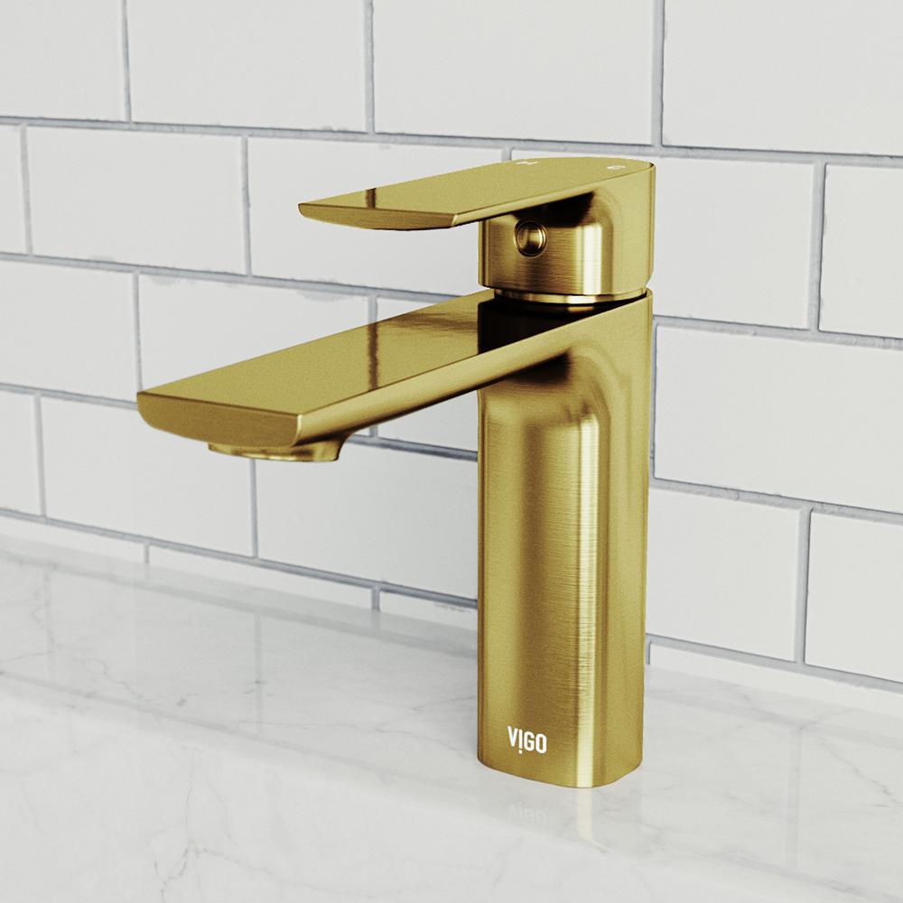 Gold Bathroom Faucets Bath The Home Depot