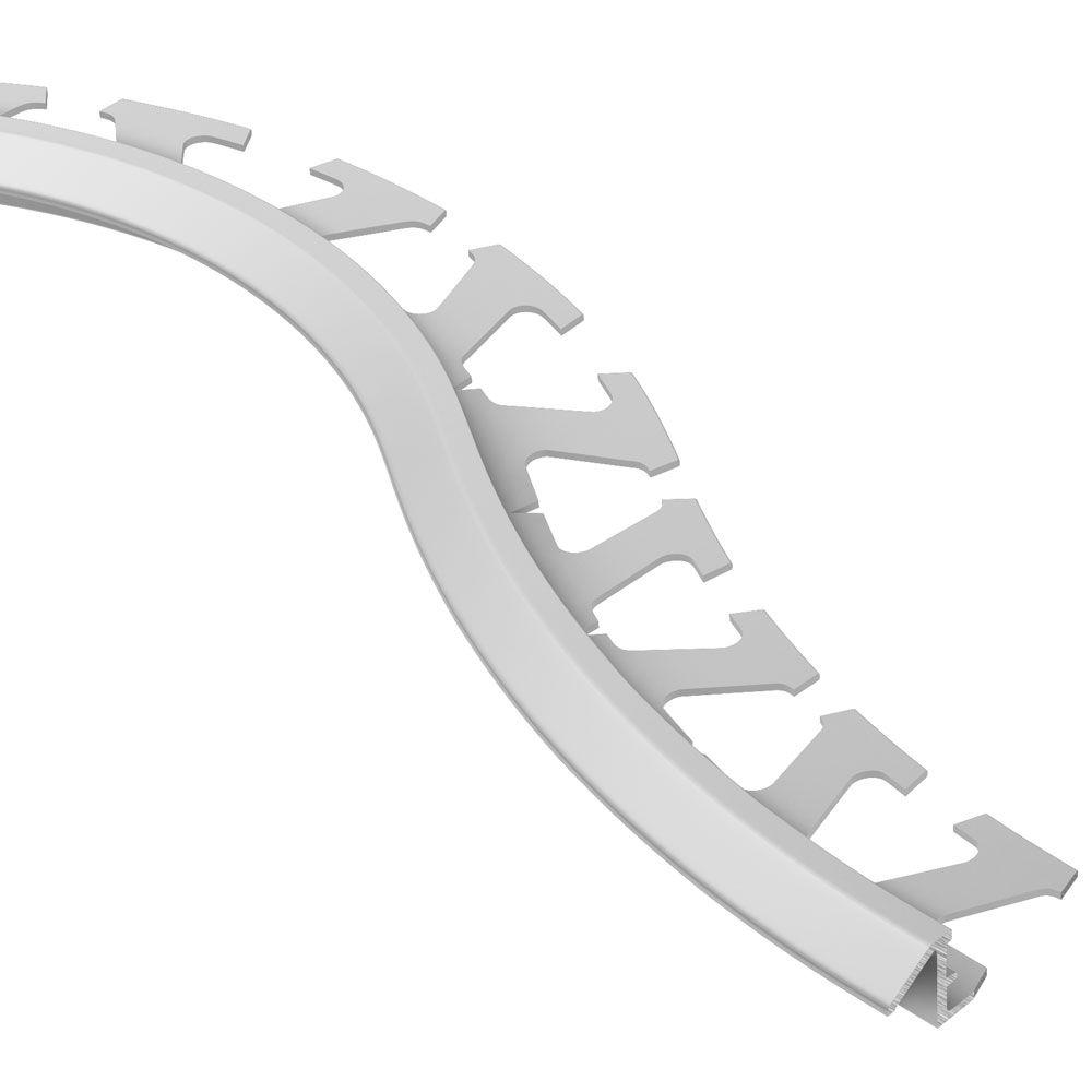 Schluter RenoTK Satin Anodized Aluminum 1/4 in. x 8 ft. 21/2 in