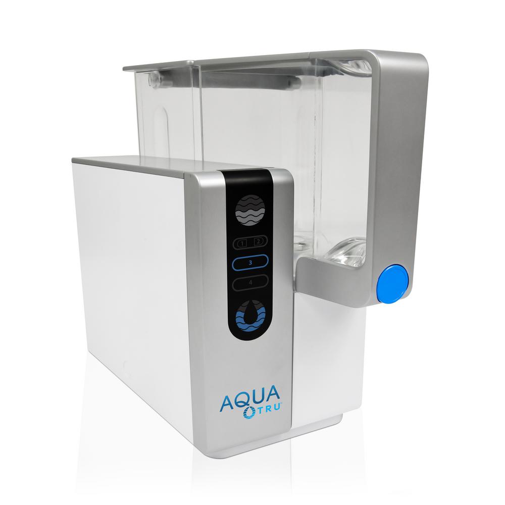Aquatru Reverse Osmosis Counter Top Water Filtration System With
