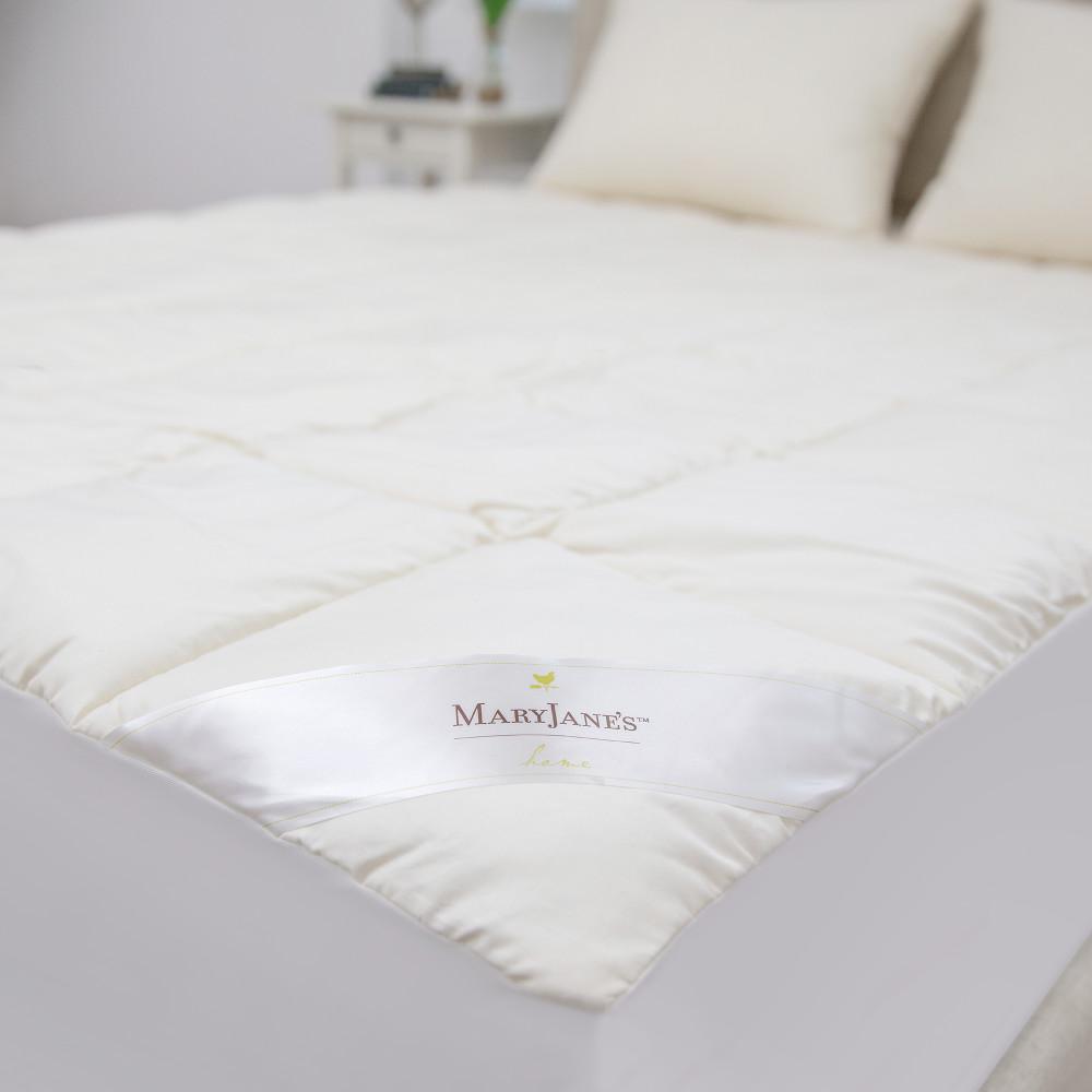 Mary Jane S Home 300 Thread Count Organic Cotton Full Bio Based Mary Jane S Home 300 Thread Count Organic Cotton Full Bio Based Polyester Blend Mattress Pad