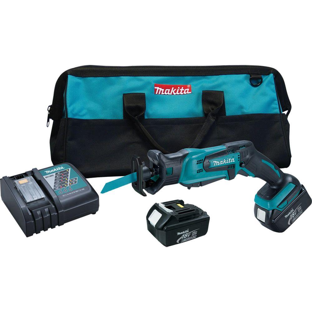 UPC 088381656351 product image for Cordless Reciprocating Saw: Makita Saws 18-Volt LXT Lithium-Ion Compact Kit XRJ0 | upcitemdb.com