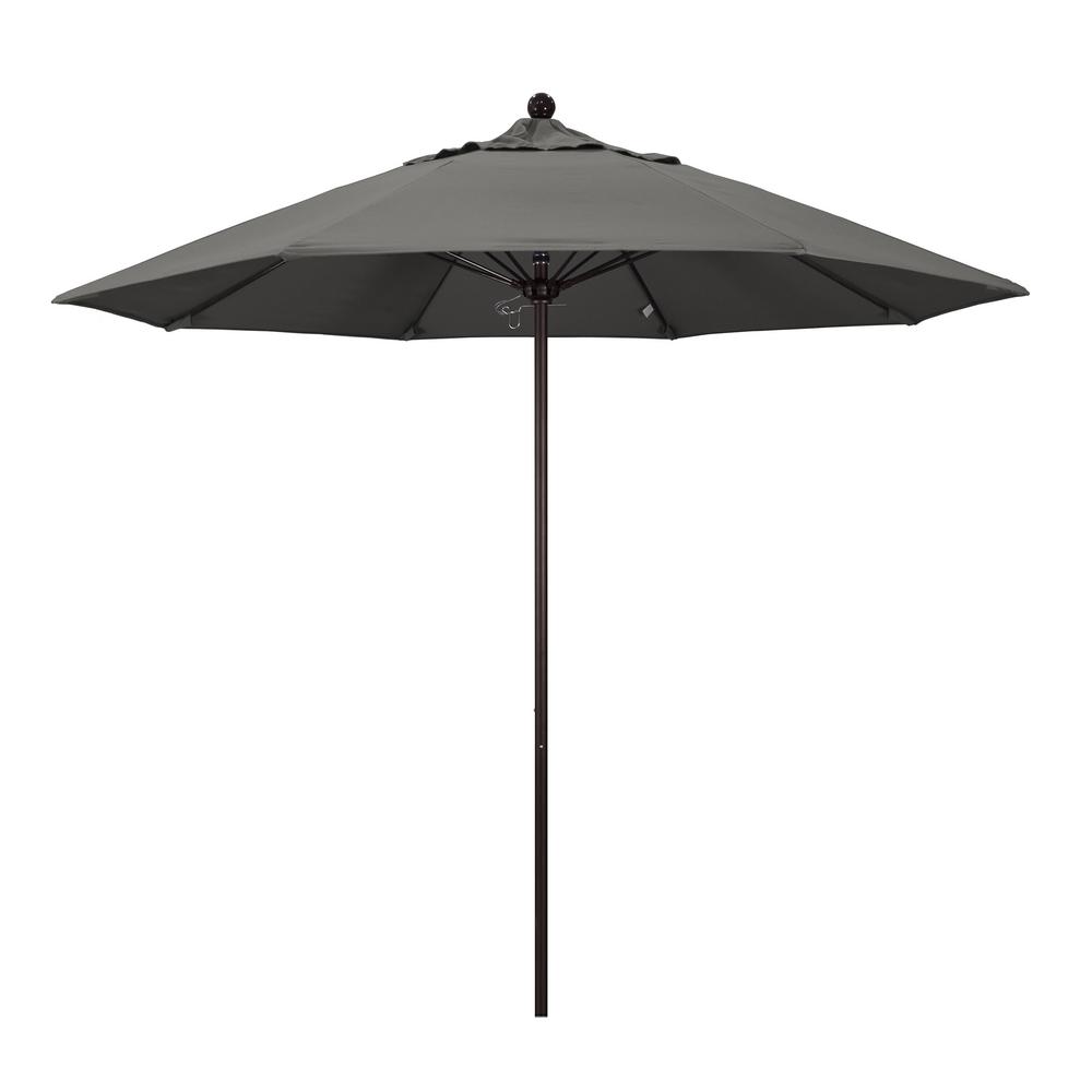 Gray Patio Umbrellas Patio Furniture The Home Depot