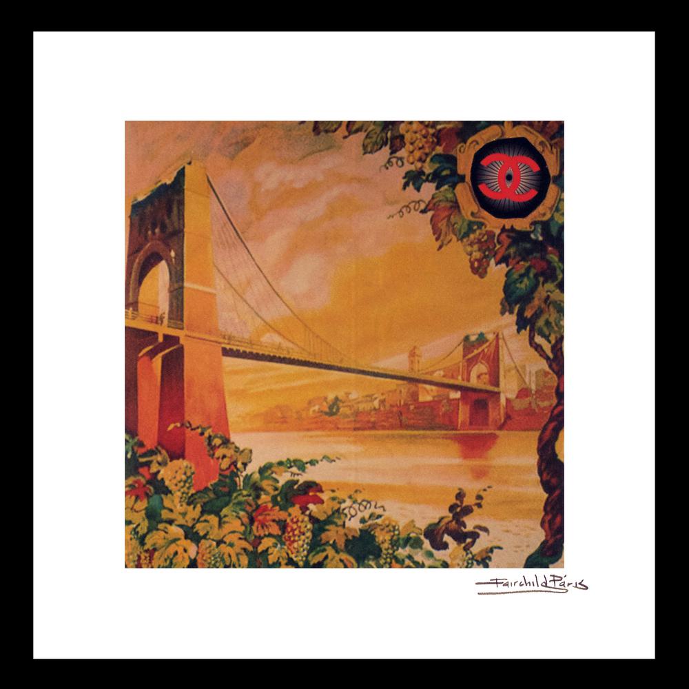 Luxewest 12 In X 12 In San Francisco Vintage Chanel Travel Ad By Fairchild Paris Framed Printed Wall Art T42 12 The Home Depot