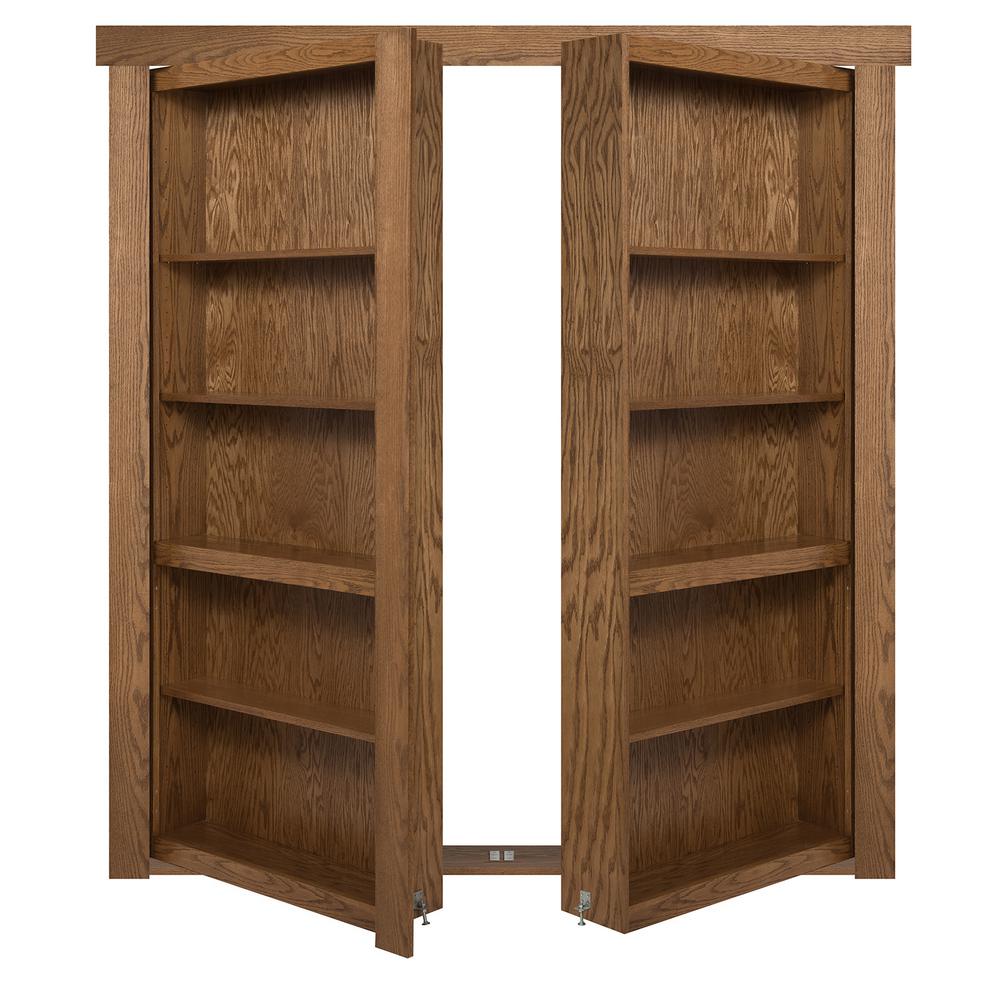 The Murphy Door 72 In X 80 In Flush Mount Assembled Oak Medium