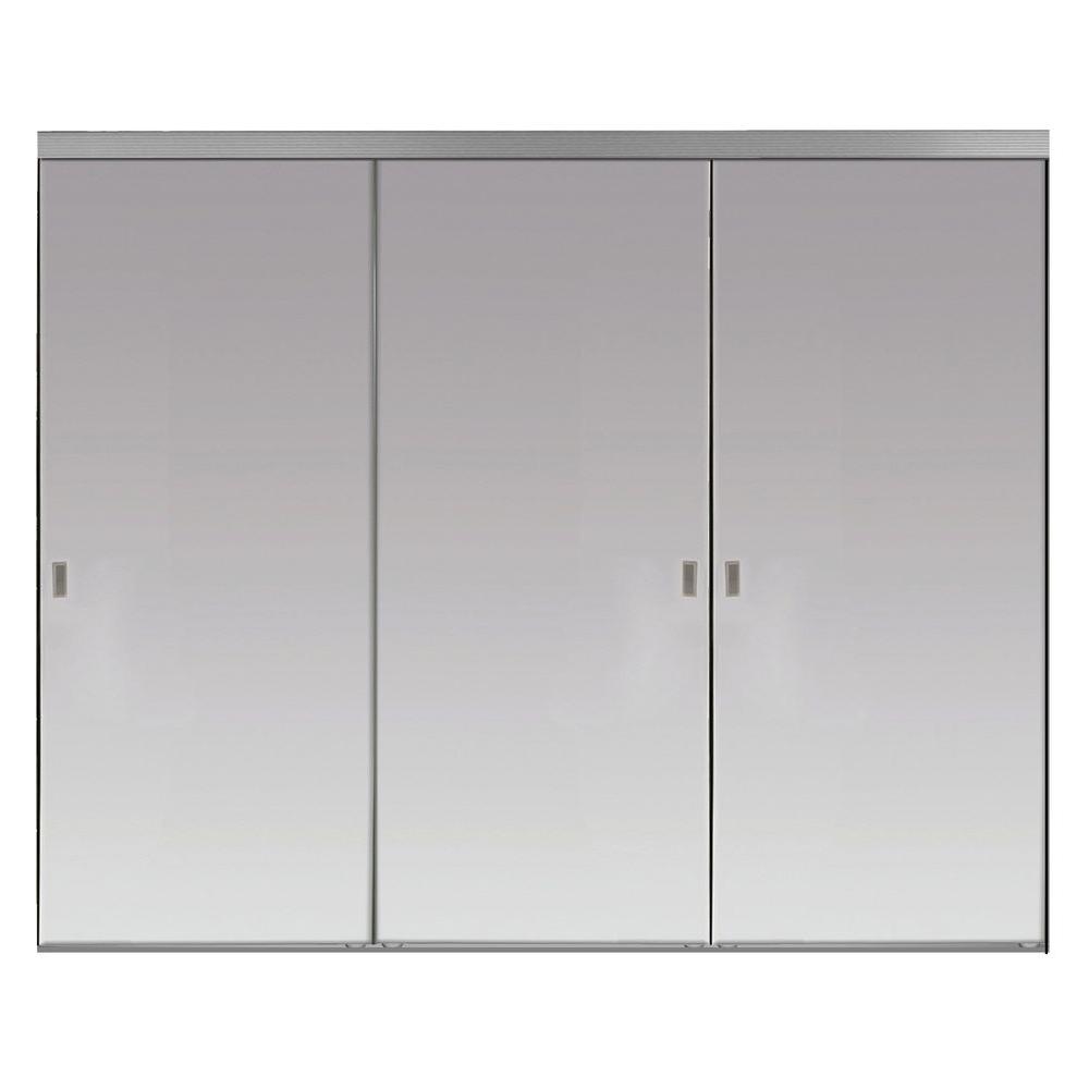 Impact Plus 108 In X 96 In Beveled Edge Backed Mirror Aluminum