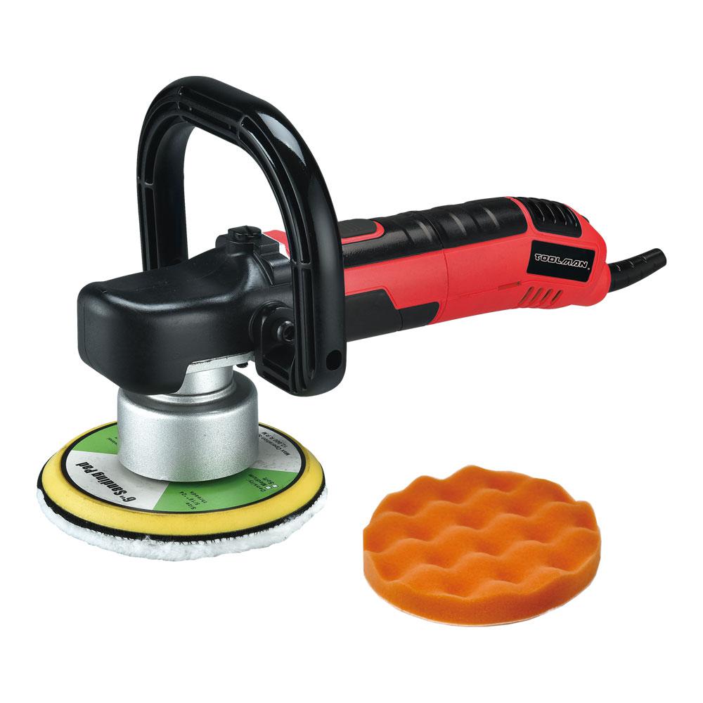 Wen 7 in Corded Electric Variable Speed Polisher Sander Car Sanding Pad Tool Kit