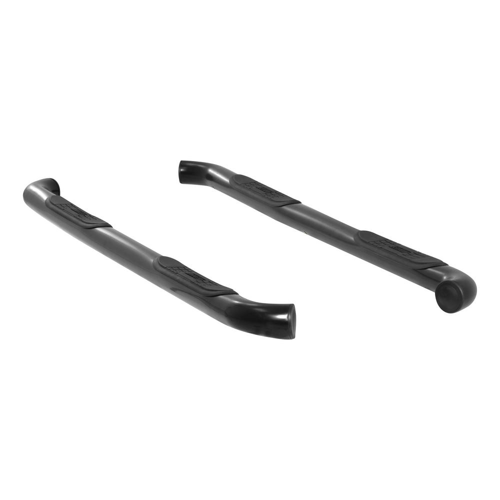 Aries 3-Inch Round Black Steel Nerf Bars, No-Drill, Select Land Rover ...