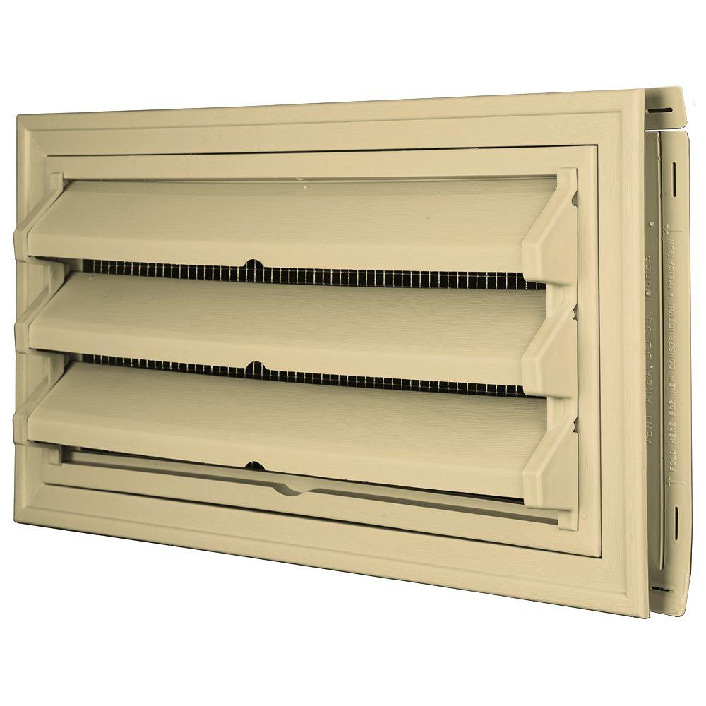 Builders Edge 9 3 8 In X 17 1 2 In Foundation Vent Kit W Trim