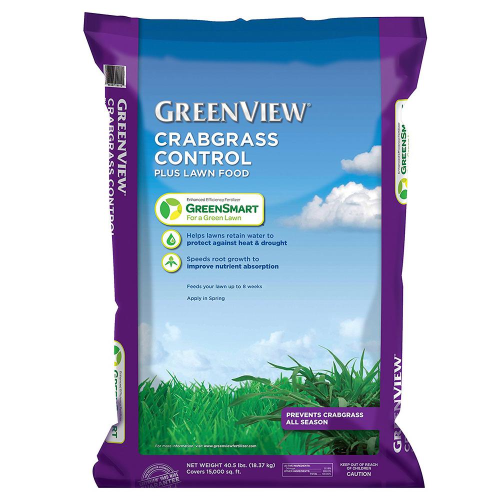 GreenView 40.5 lbs. Crabgrass Control Plus Lawn Food by GreenView