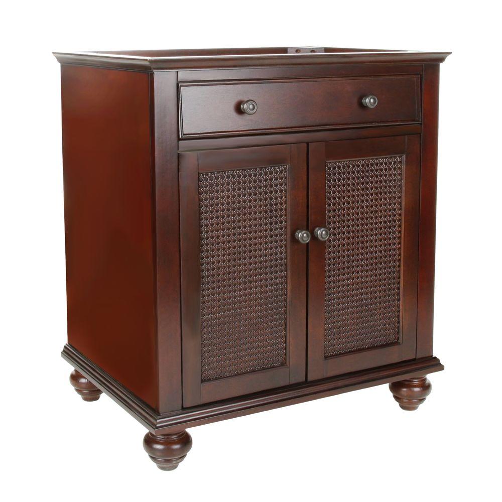 UPC 897922001310 product image for Pegasus Bimini 30 in. W x 22 in. D x 35 in. H Vanity Cabinet Only in Espresso | upcitemdb.com